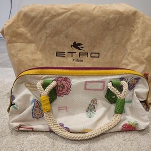 Etro Rare Vintage Cottagecore Handbag